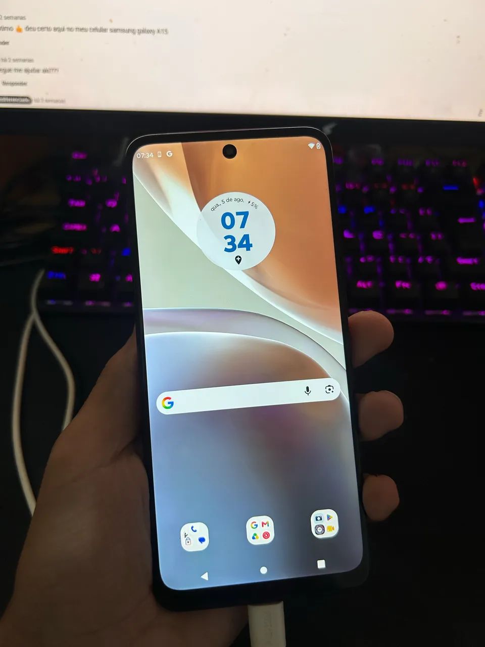 MOTO G32 128GB Vermelho em Ótimo estado - Foto 3