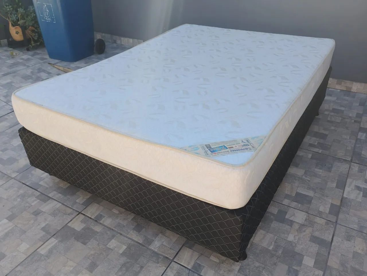 Cama box casal colchão ortopédico magnético  - Foto 2