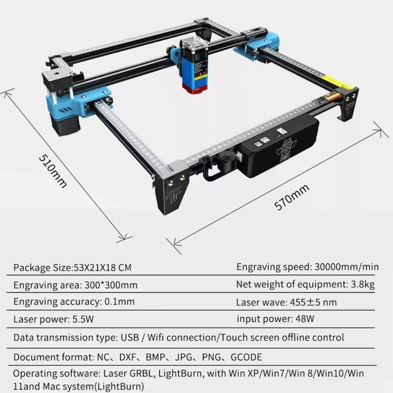 Gravador e Corte à Laser TTS-55 PRO - Foto 5
