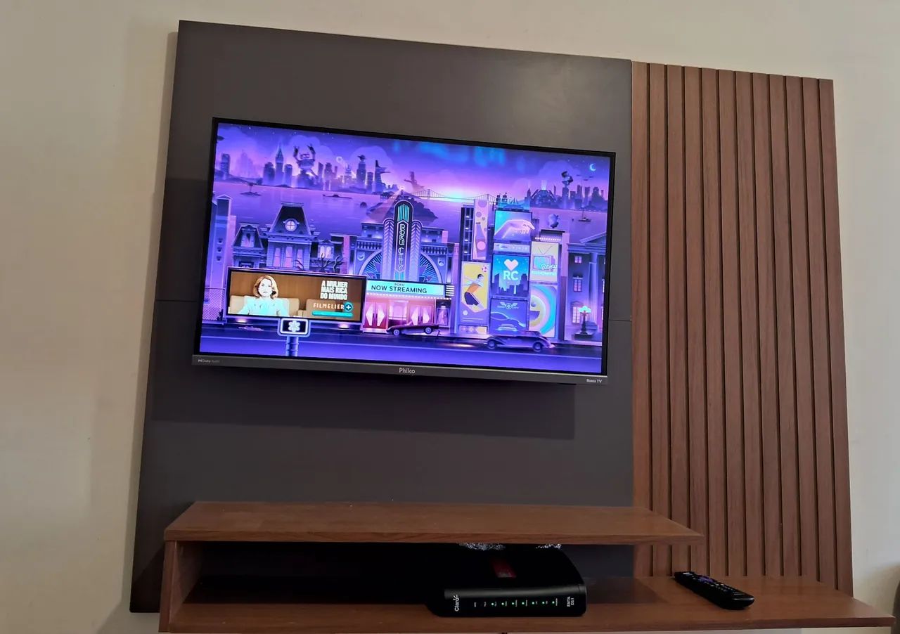 painel rack tv lindo ótimo estado