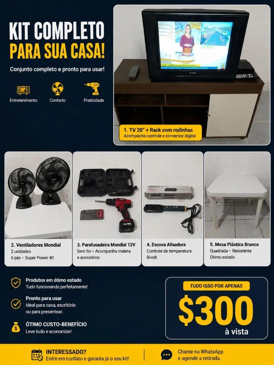 Vendo todos esses itens 
