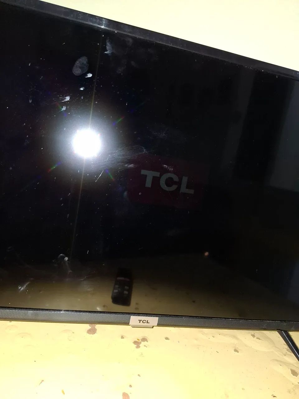 Tv tlc Led queimando mas com som 32 polegadas - Foto 5