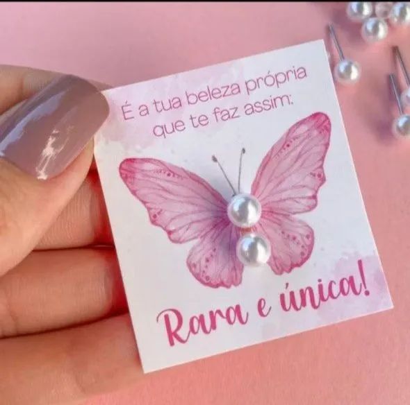 Card com brinco de pérola  - Foto 5