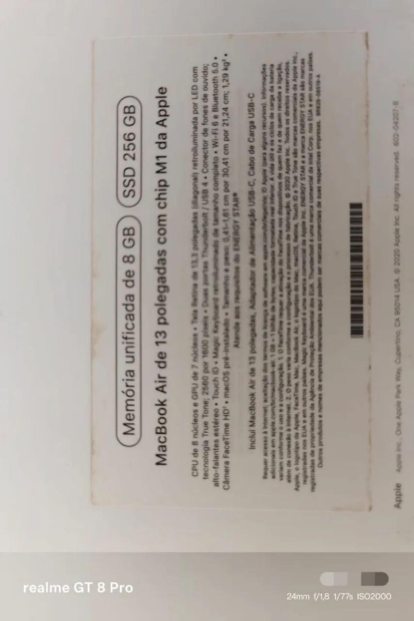 Macbook Air 13 polegadas com chip M1 da Apple 256gb SSD e 8gb Ram - Foto 4