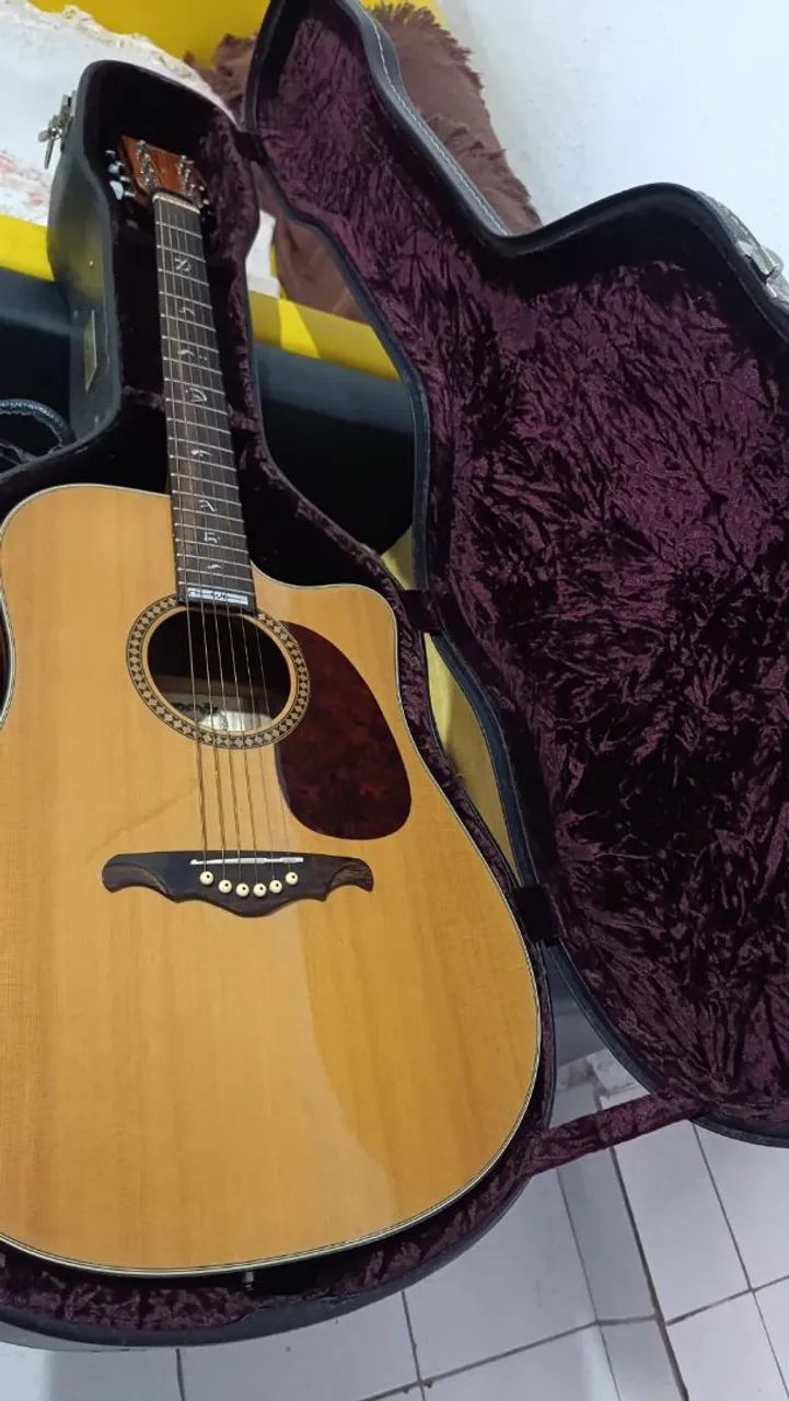 Violão Juninho afram tampo sólido com fishman