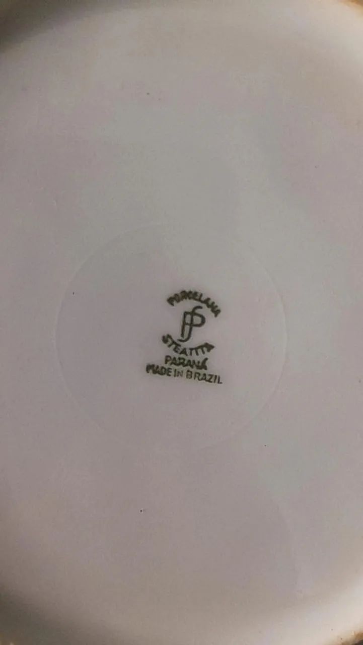 Relíquia: Jogo de Jantar Porcelana Steatita Paraná - 35 Peças /Anos 60 - Foto 2