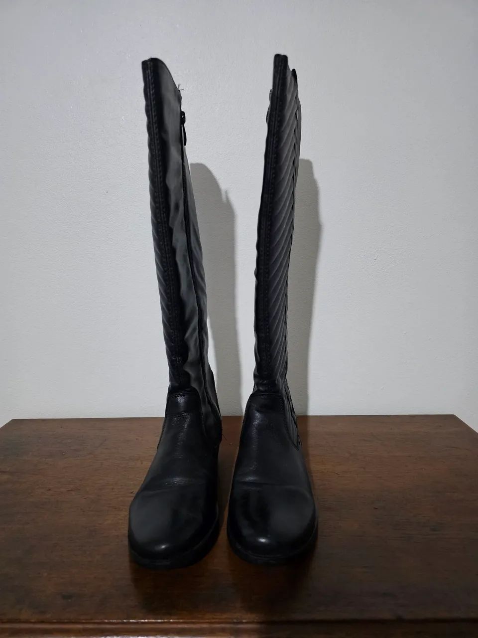 Bota de couro legítimo, n° 37 - Foto 2