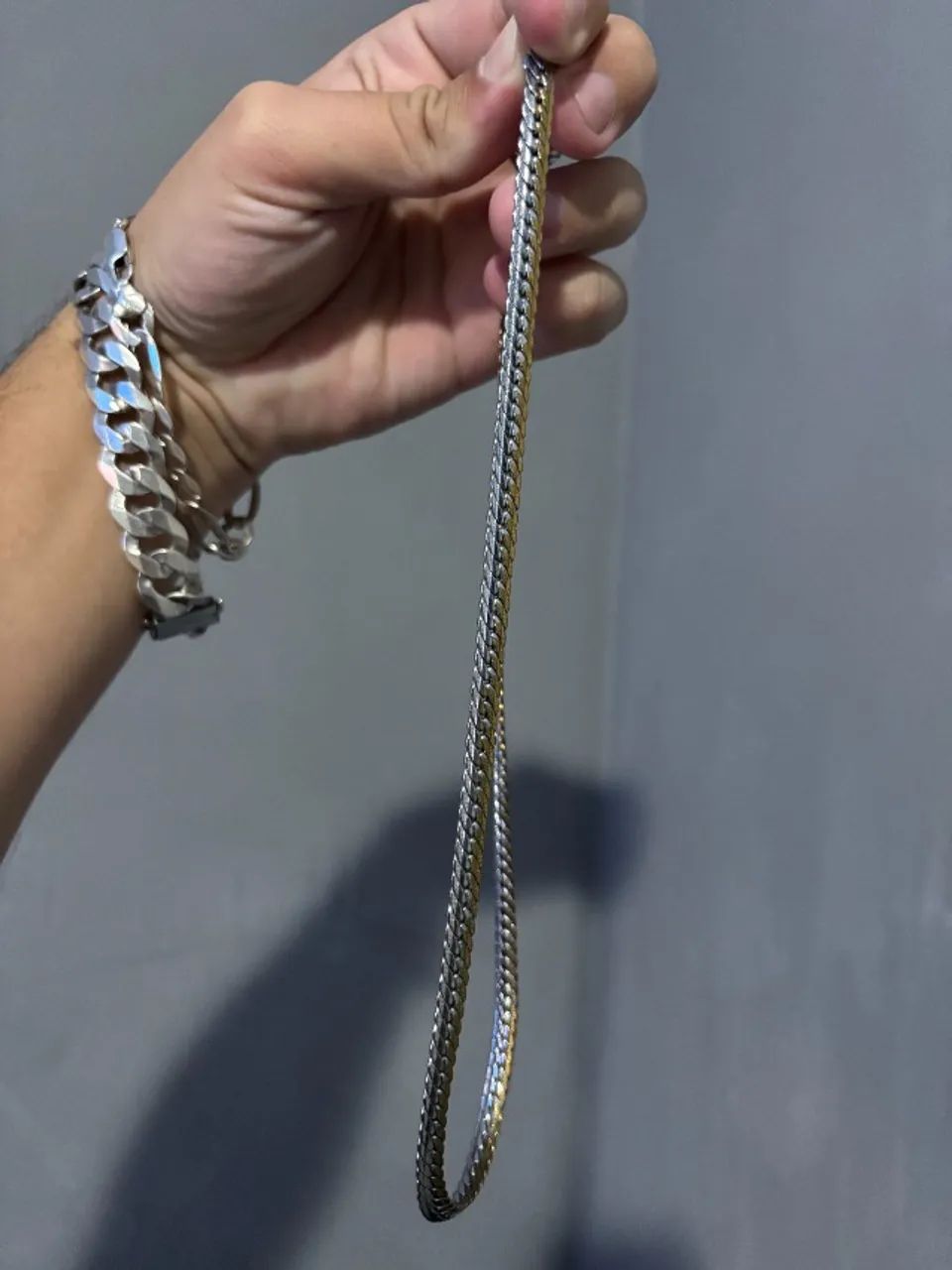 Corrente Snake/Cubana 52Cm - Foto 3