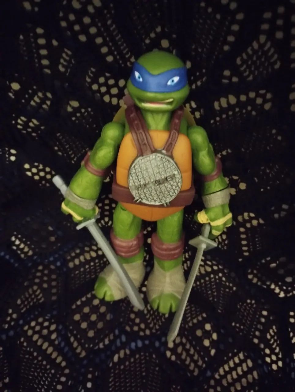 Boneco Leonardo Tartaruga Ninja.
