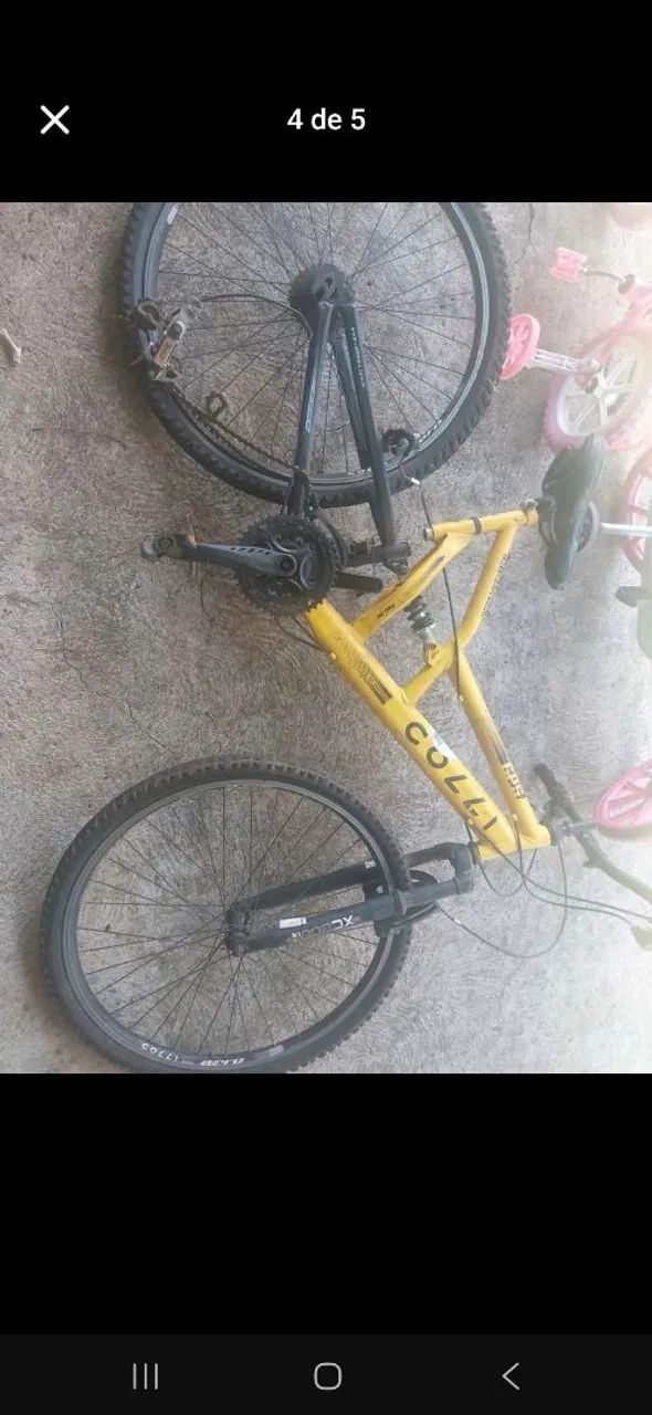 Bicicleta coli usada tem que mandar arrumar quadro e pneu - Foto 4