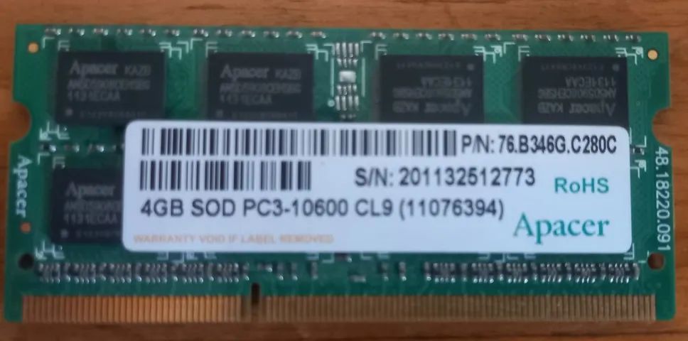 Memória DDRIII - 4 GB