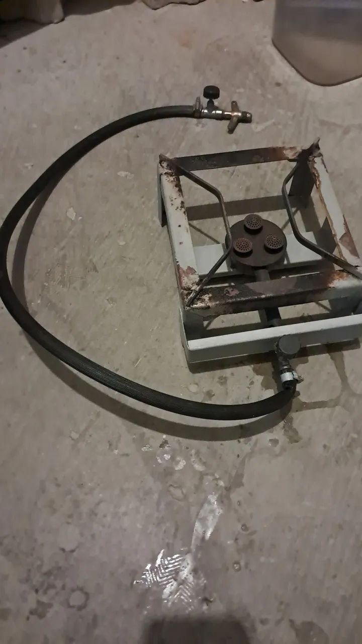 Fogareiro de uma boca.