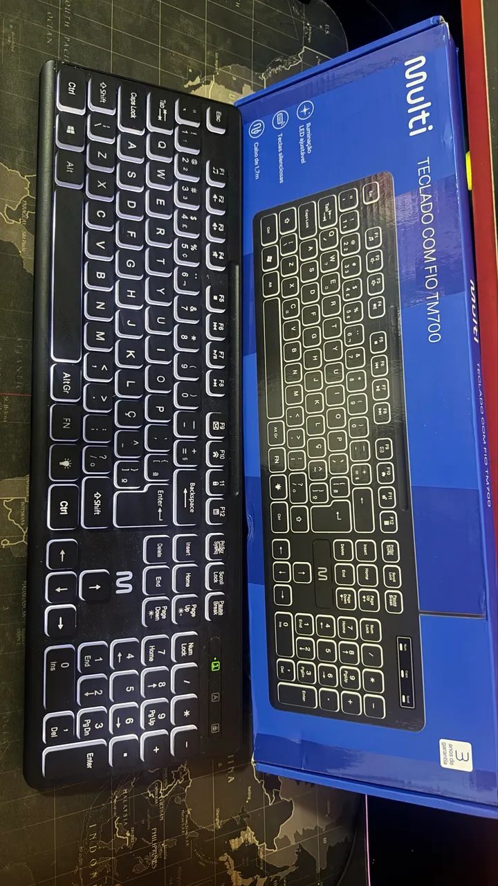Teclado com Fio Led Soft Silence - Foto 2