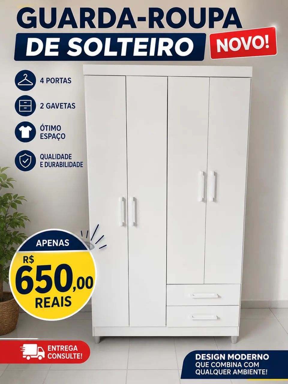 GUARDA ROUPA NOVOS 
