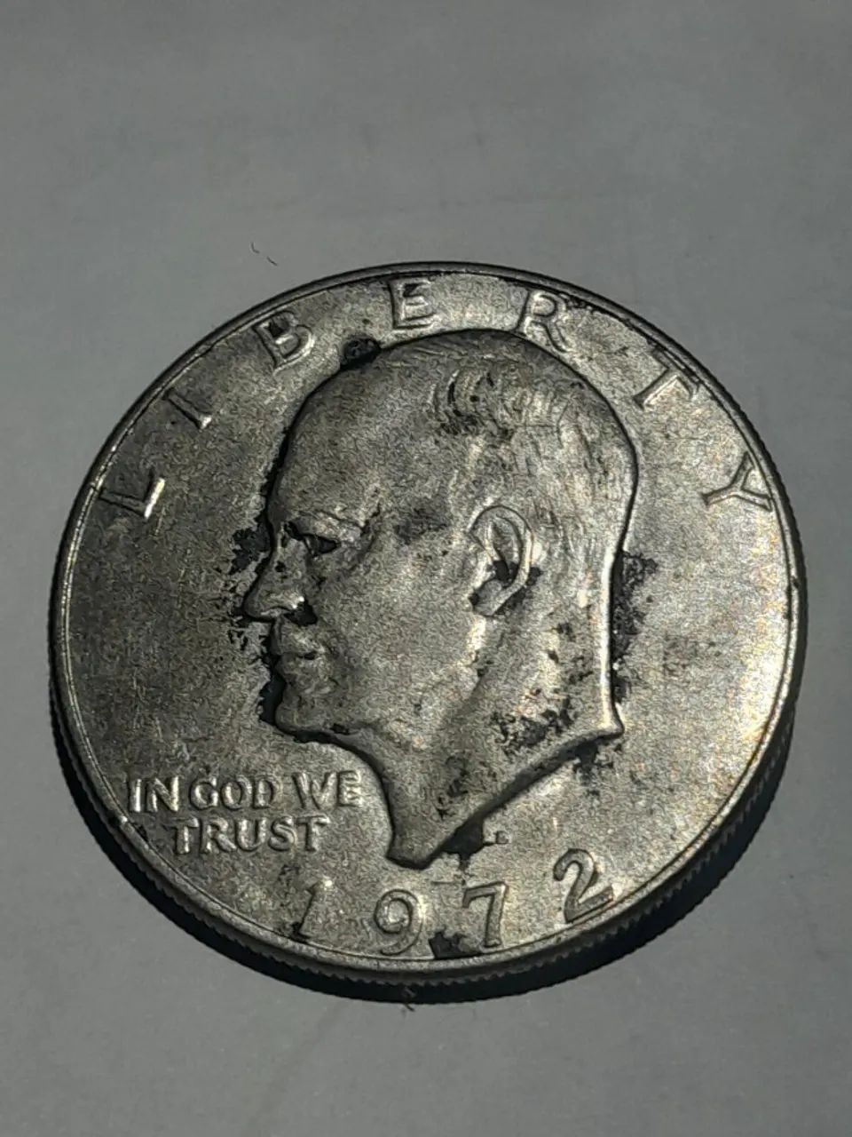 Moeda prata Americana One Dollar 1972