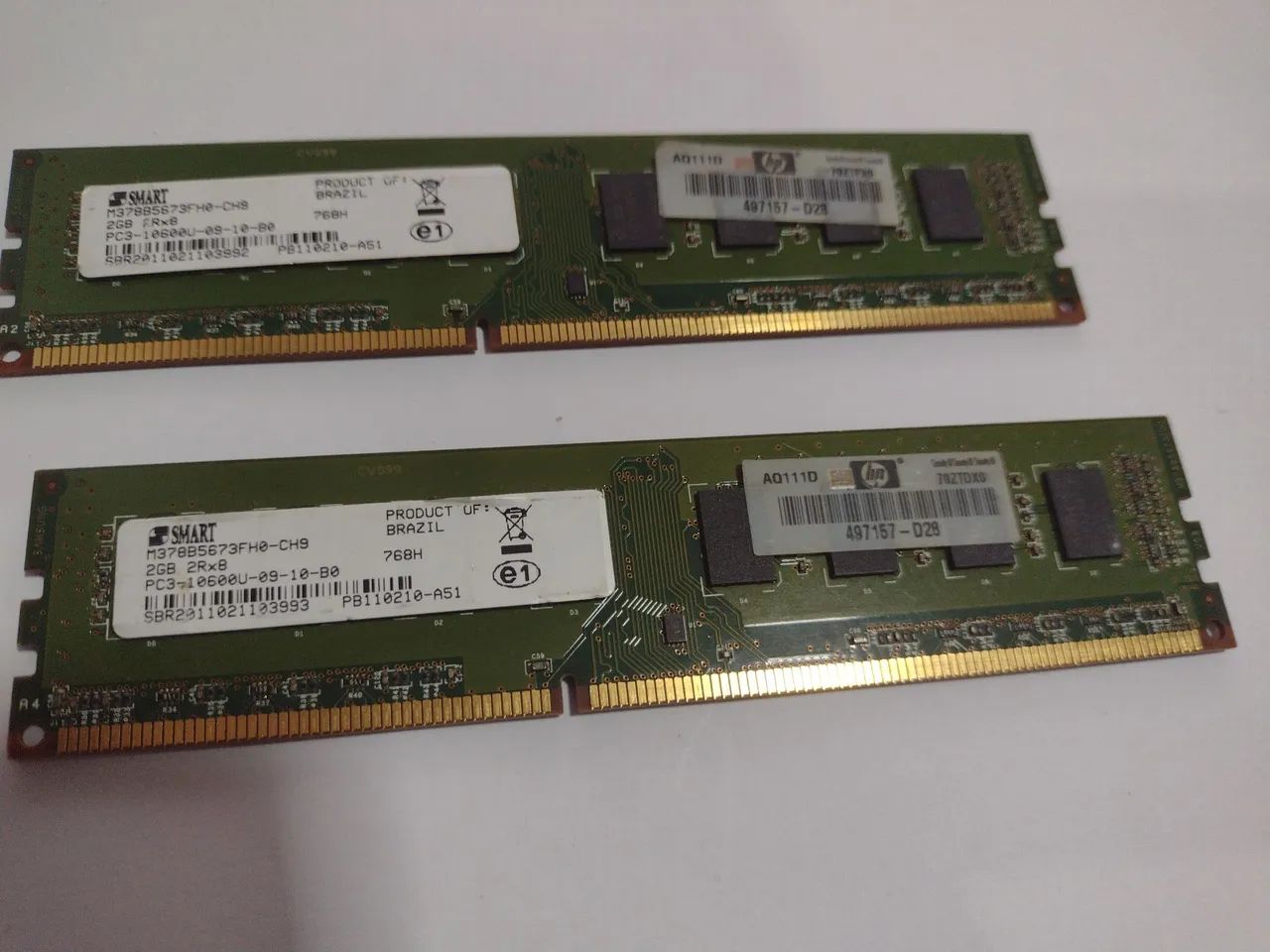 Memória DDR3 2 GB pré -testadas!