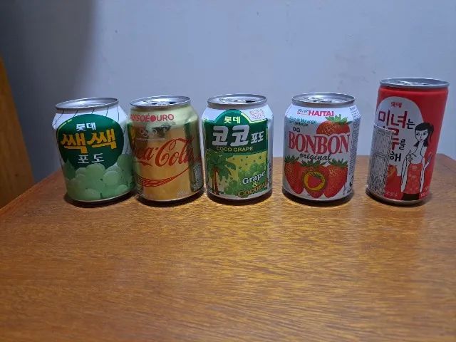 Coleçao 10 latinhas japonesas - Foto 5
