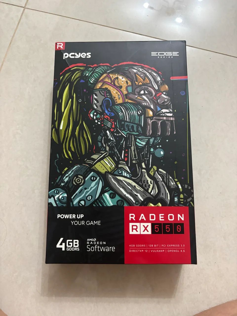 Placa de video Gpu Rx 550, 4GB, GDDR5, 128 Bits Projeto Edge - Pvex5504gbdf - Foto 5