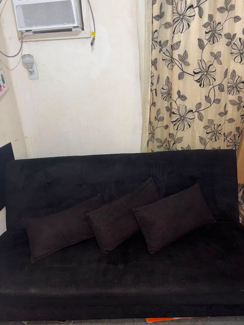 Sofá-cama preto - Foto 3