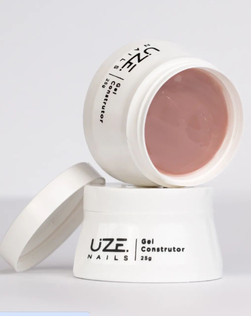 Gel Construtor De Unhas Natural Nude 25g Uze Nails - Foto 3