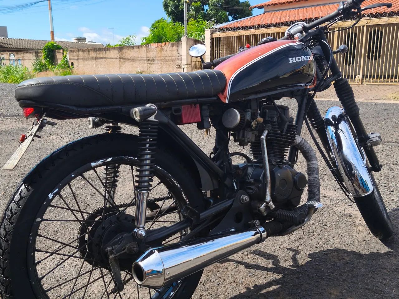 Vendo Honda CG 1981 customizada (ESTUDO PROPOSTA)