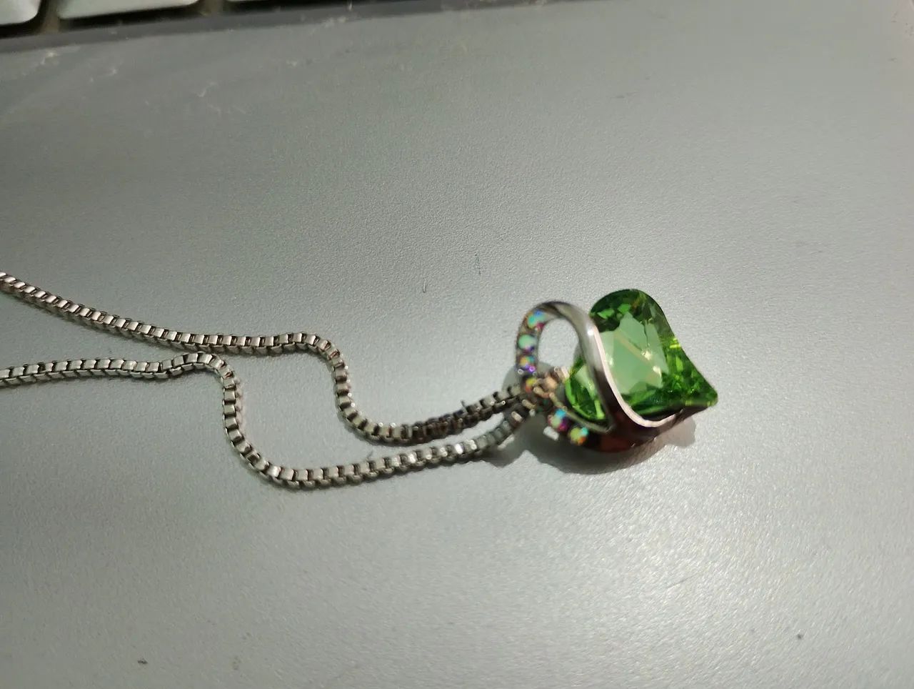 Colar coração infinito