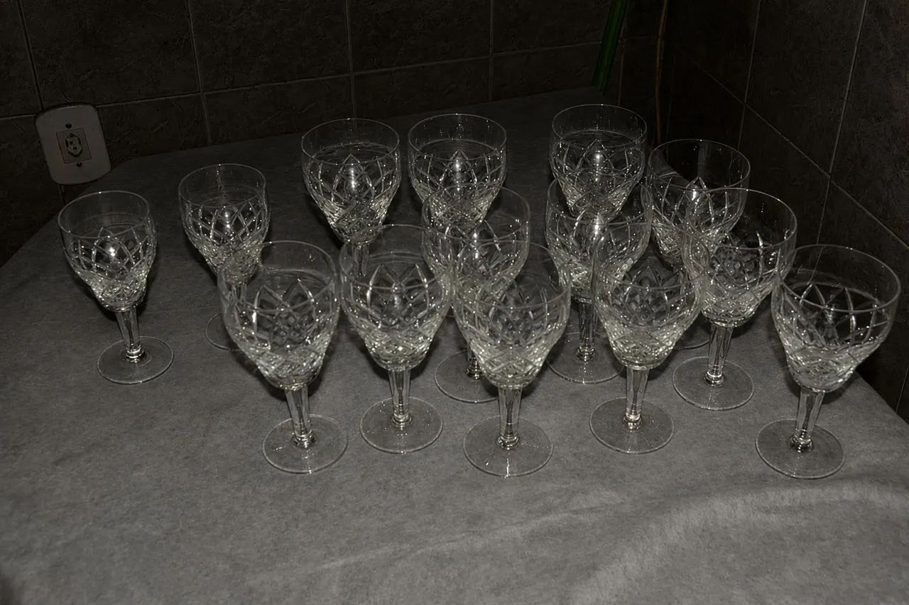 Taças de cristal nacional da década de 60. - Foto 2