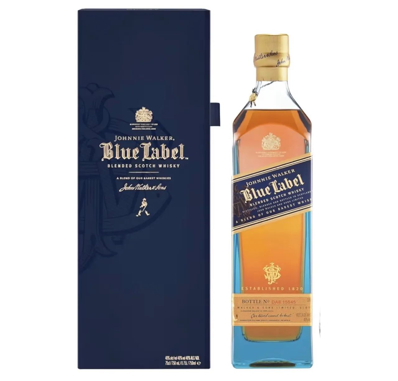 Blue label 