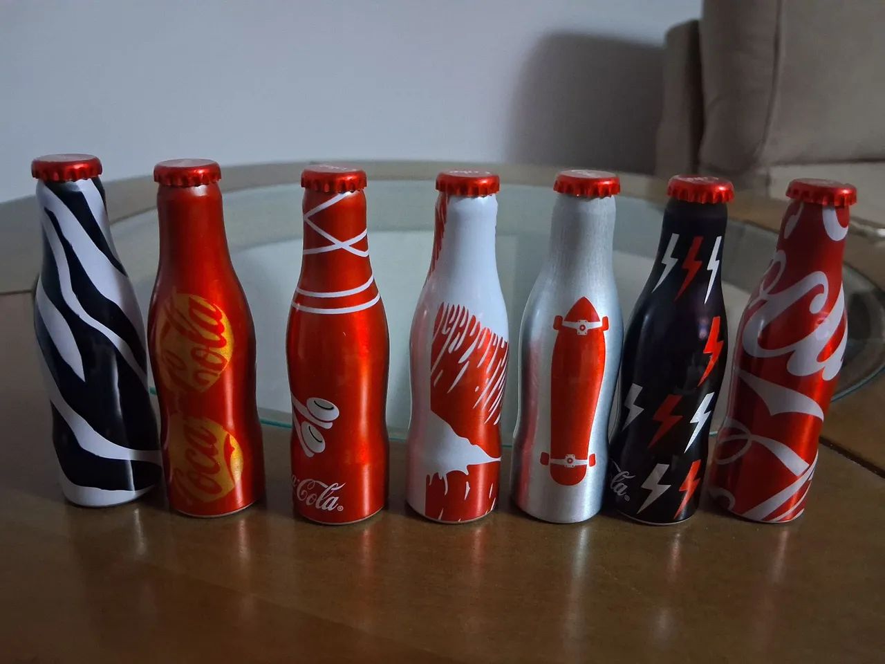 Garrafinhas  Coca-Cola colecionáveis 