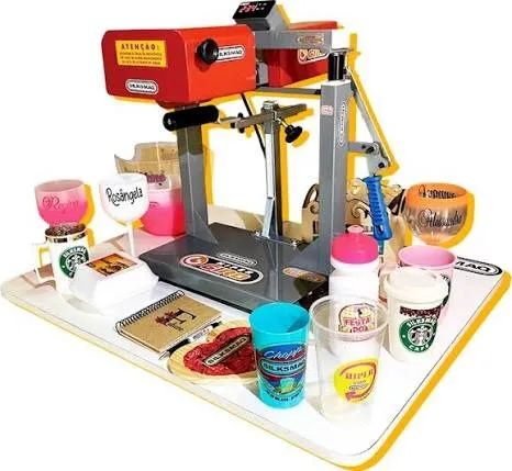MÁQUINA DE TRANSFER GIRO 360° ROTATIVA - SILK MASTER  - Foto 4