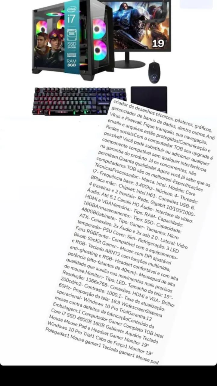 PC gamer / Computador - Foto 2