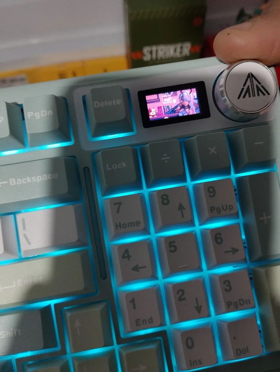 Teclado mecânico com Gif personalizável  - Foto 3
