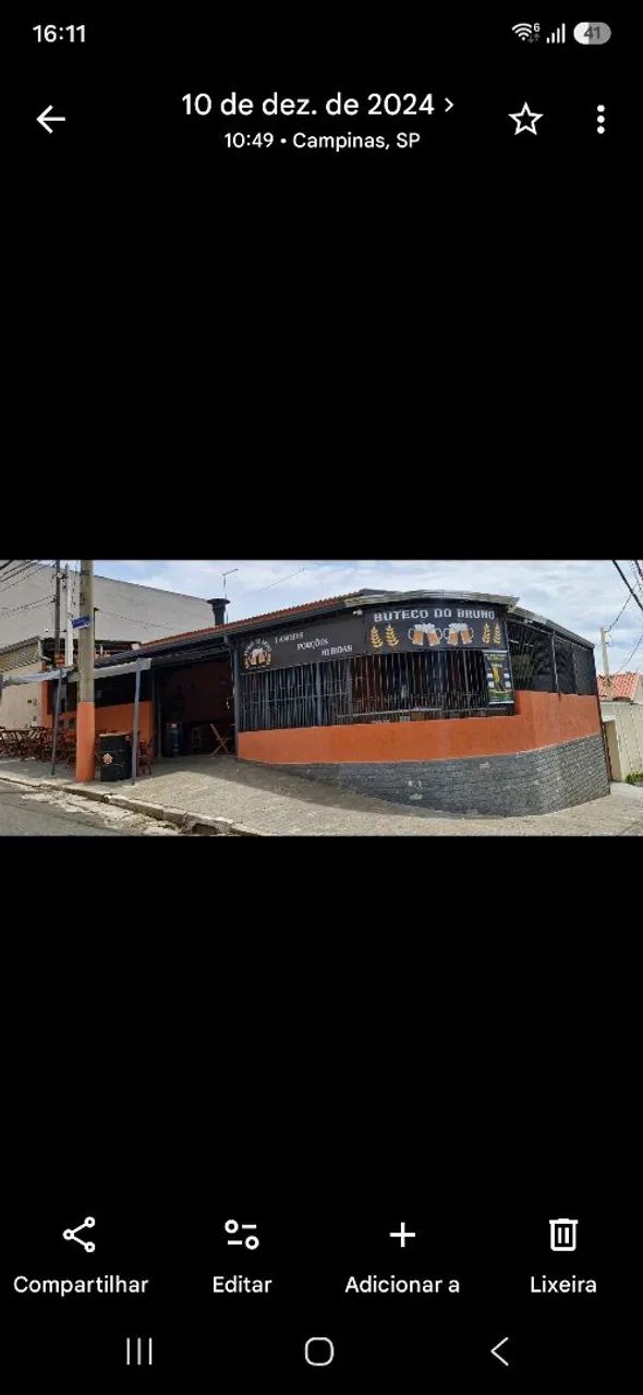 Bar, restaurante e lanchonete 