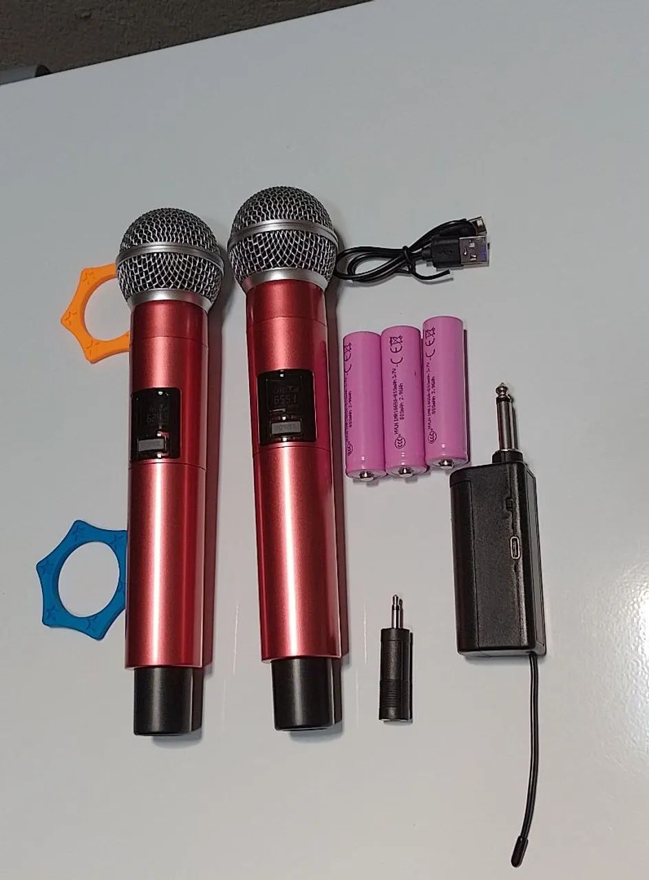Microfone sem fio Recarregável  - Foto 2