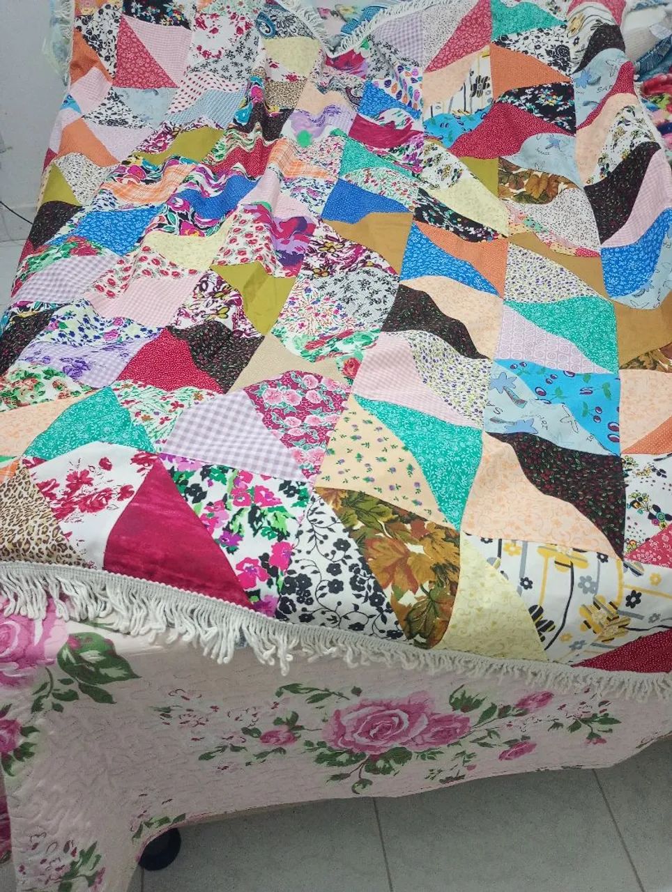 Manta Sofá patchwork  - Foto 2