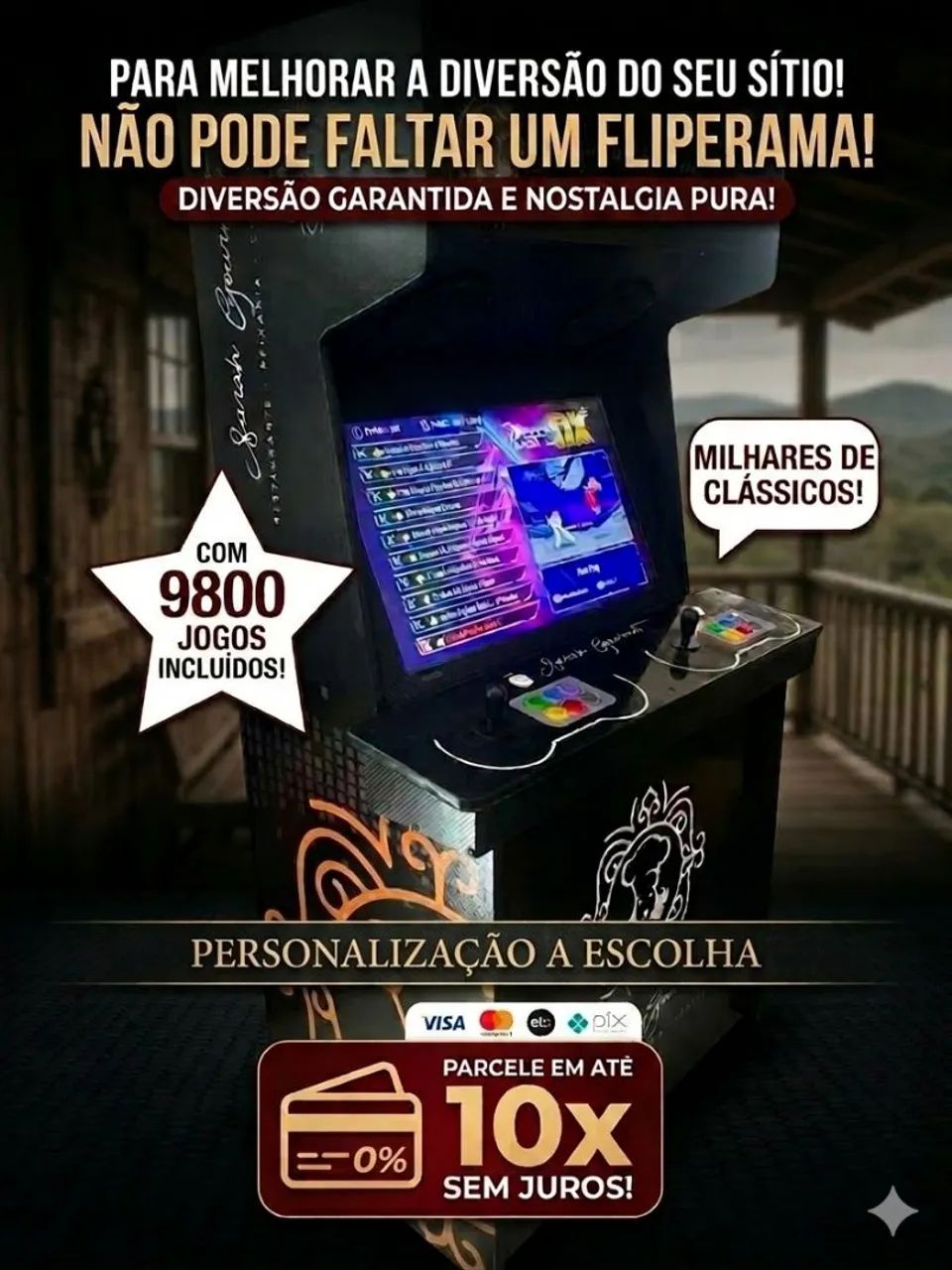 Fliperama Multijogos para seu comercio - Foto 3