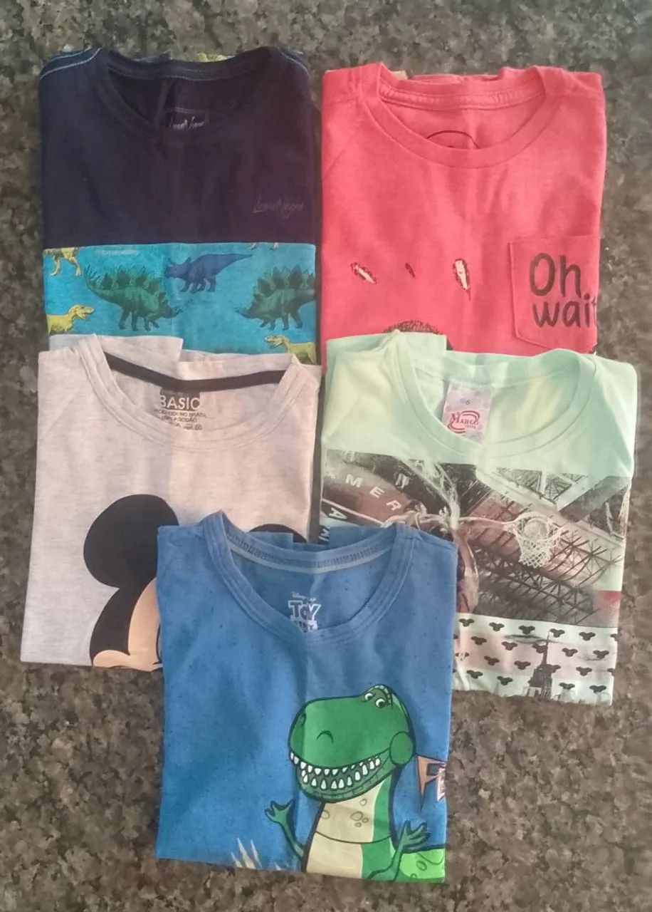 Camisas infantil 