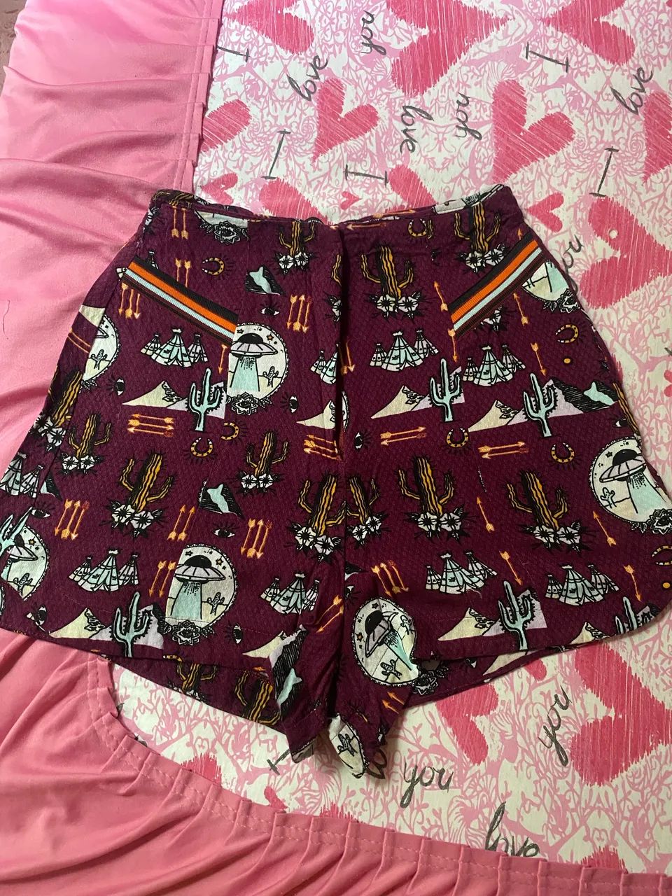 Short de tecido feminino oh Boy  - Foto 2