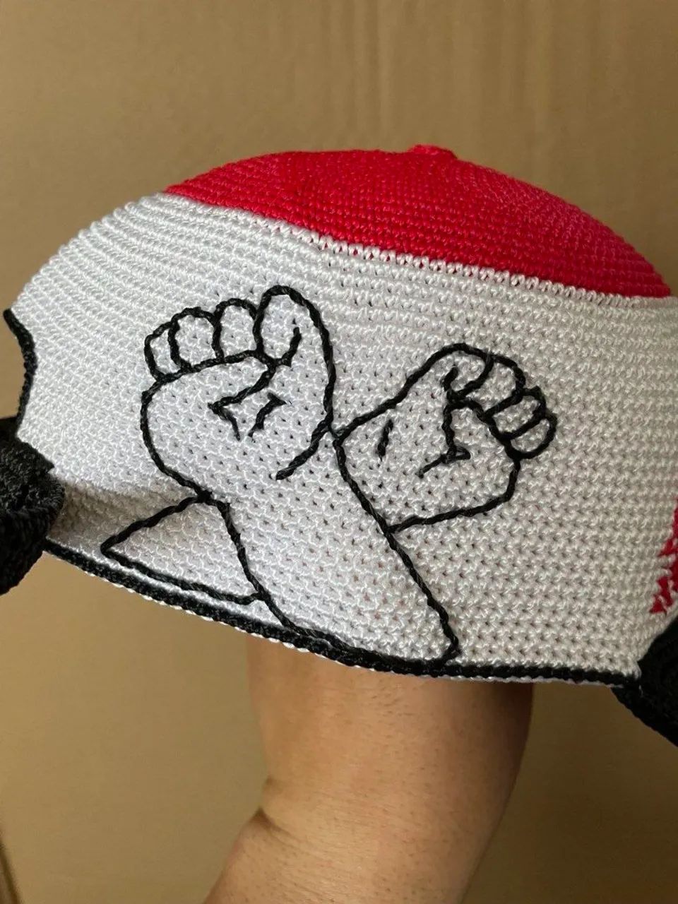 Boné de crochê São Paulo SPFC - Foto 5