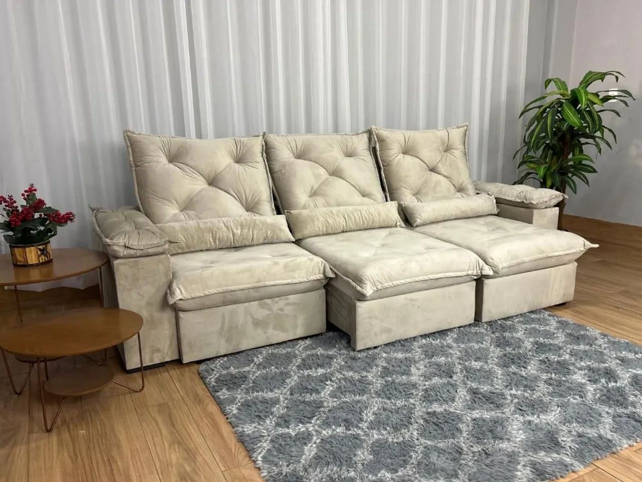 Sofa Retrátil 2,70m PORTO MADERO