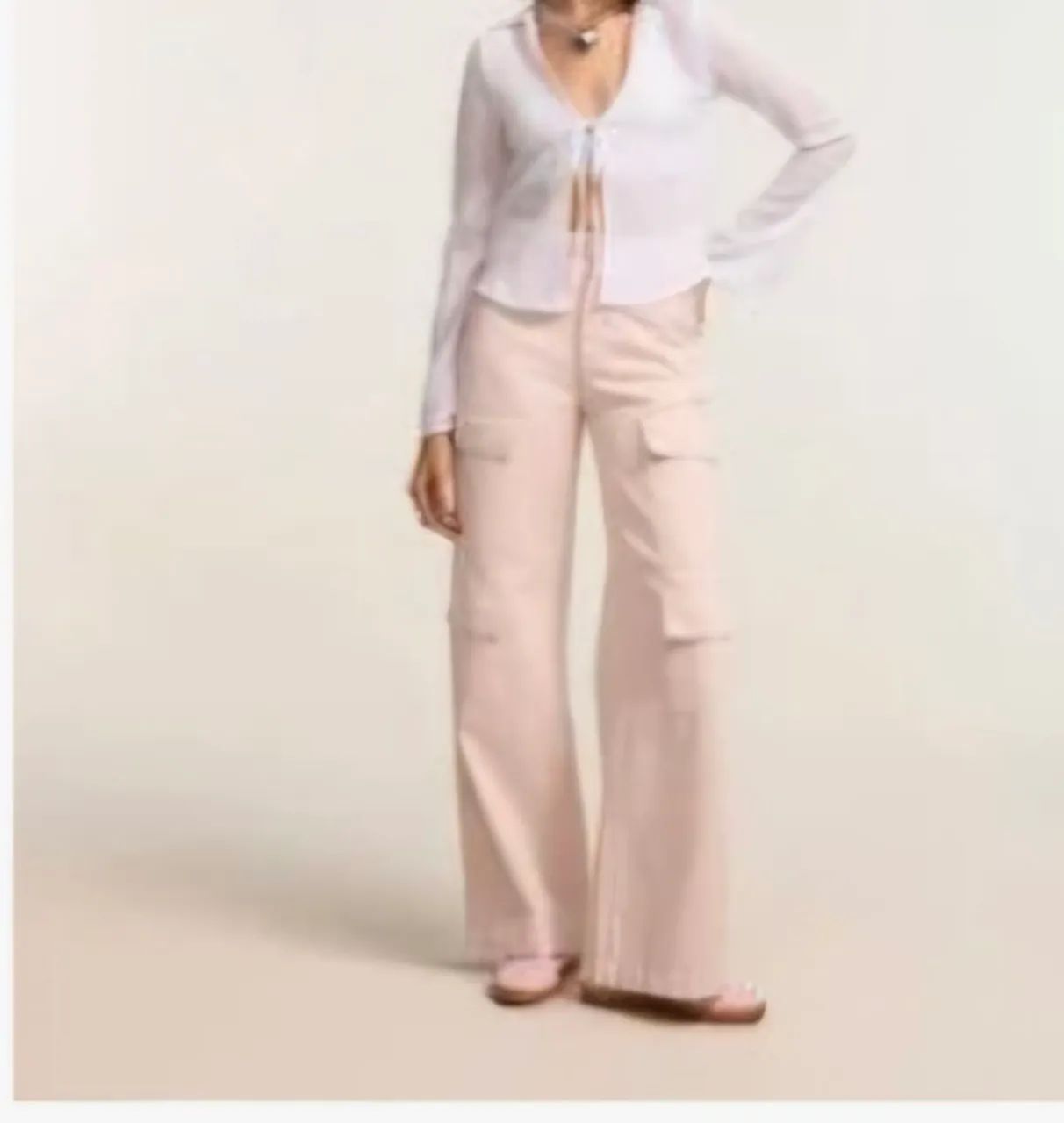 Calça cargo rosa claro renner tamanho 40