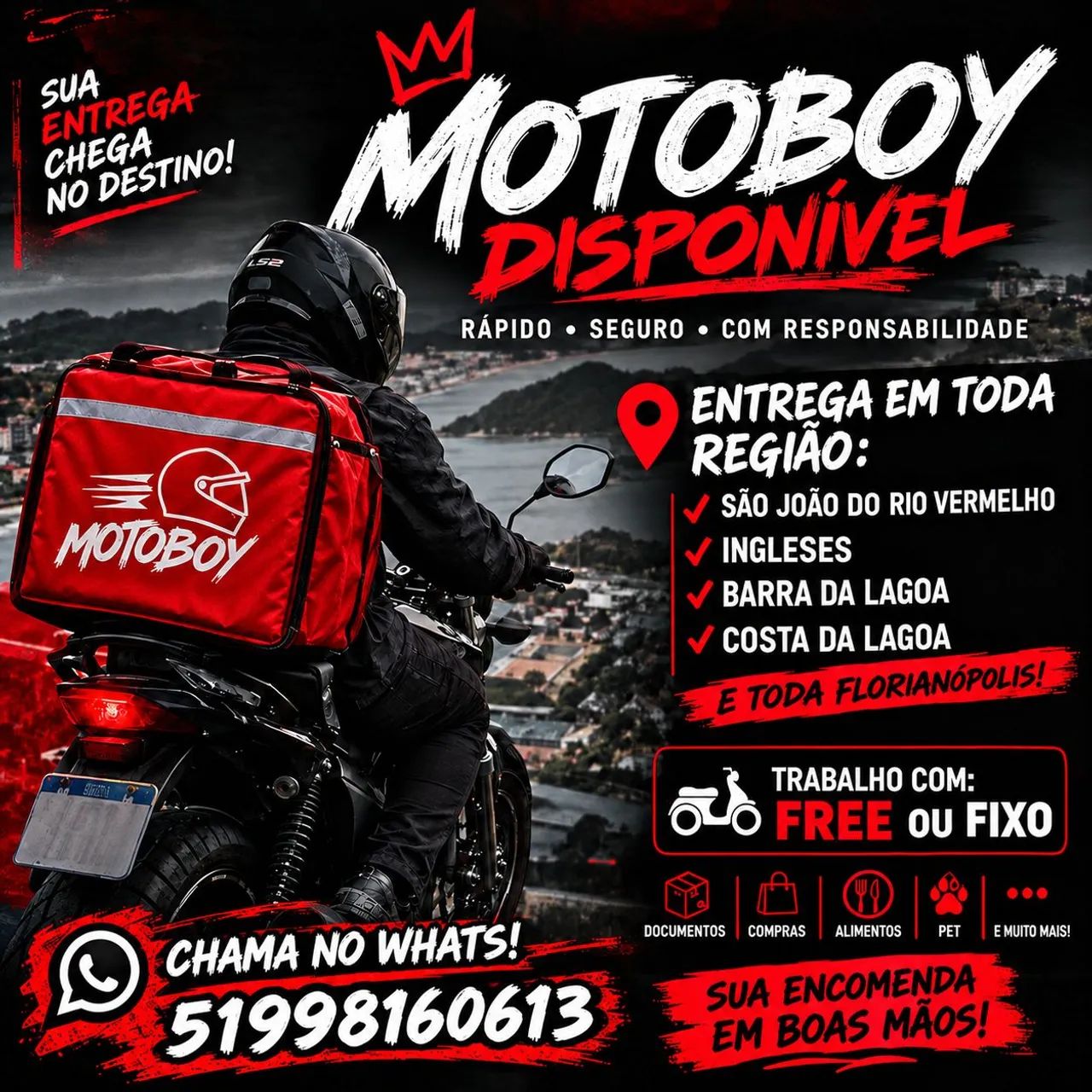 qualquer dúvida chamar pv