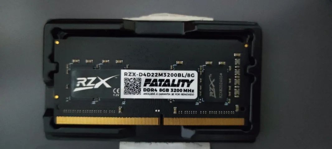 Memória Ram Notebook Rzx Gamer Fatality 8gb Ddr4 3200mhz - Foto 3