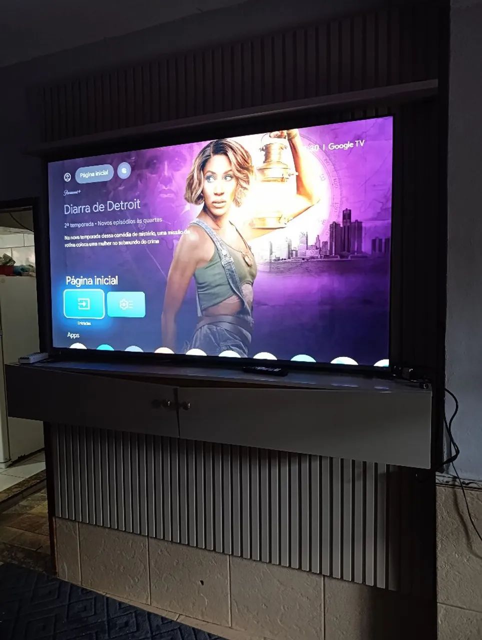 TV Philco 75? Smart 4K - praticamente nova - R$3.500 - Foto 4