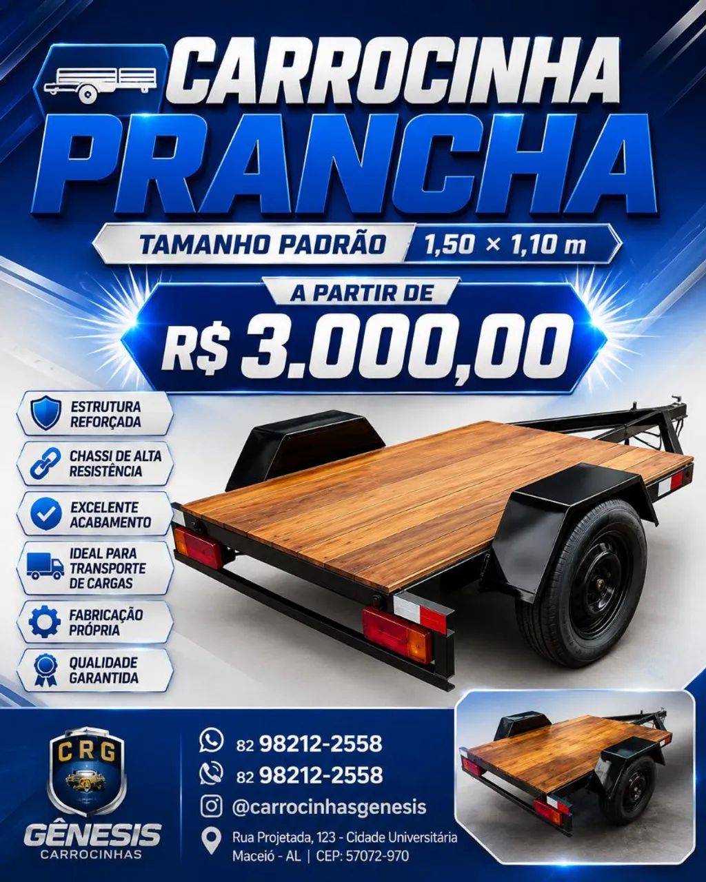 Carrocinha Prancha 