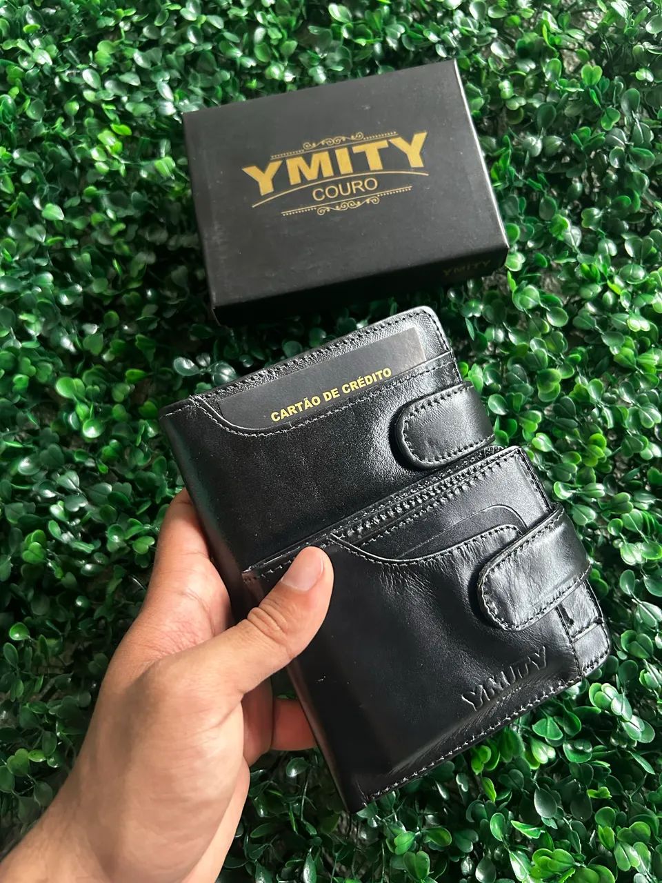 Carteira de Couro masculina Ymity NOVA  - Foto 5