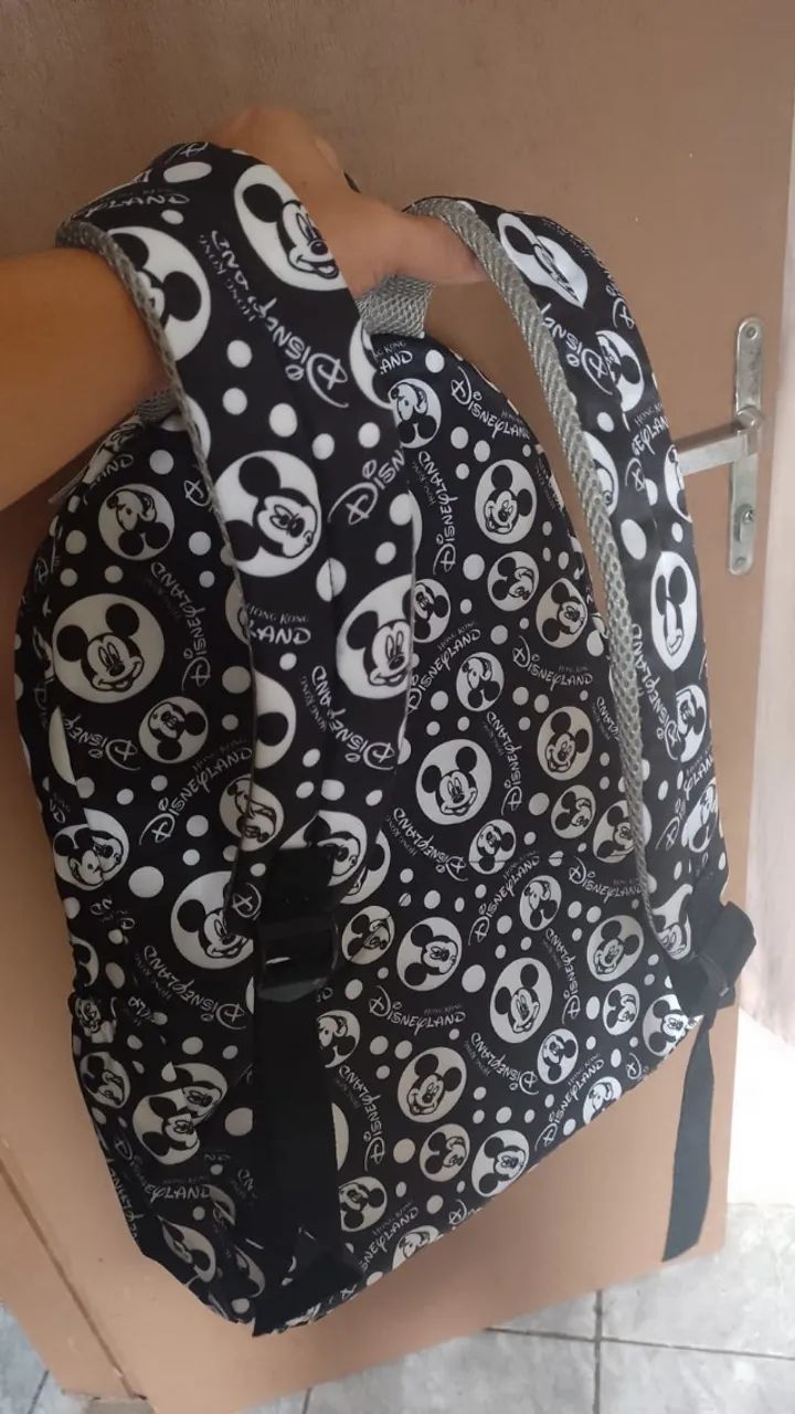 Kit Mochila Kipling Original Disney Mickey - Hong Kong Disneyland - Novo com etiqueta - Foto 2