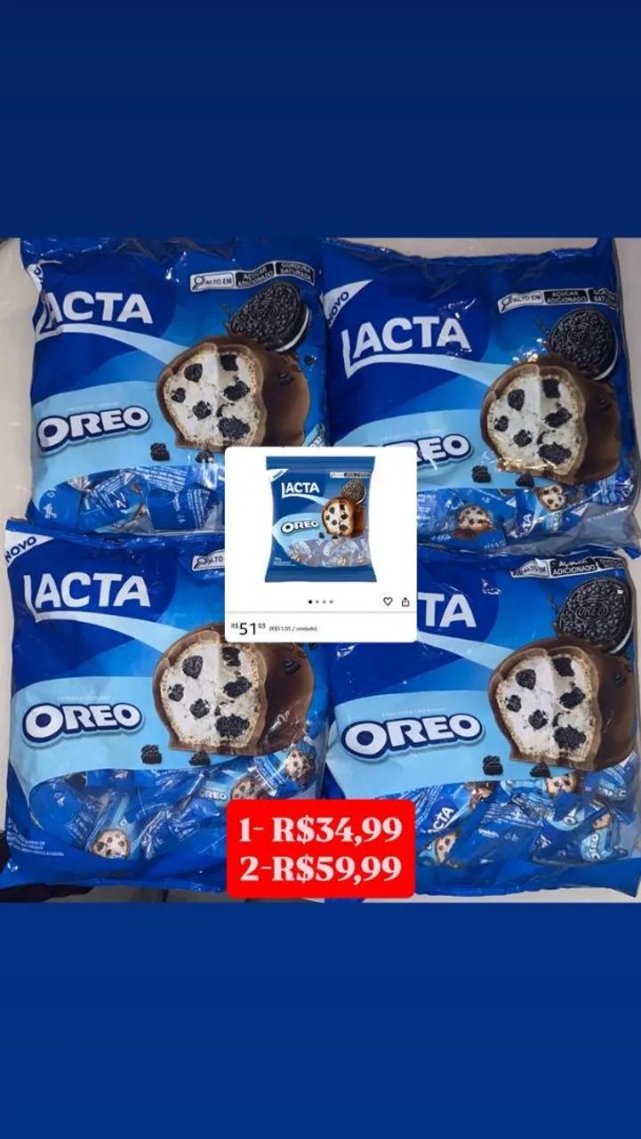 Bombom oreo 25,00