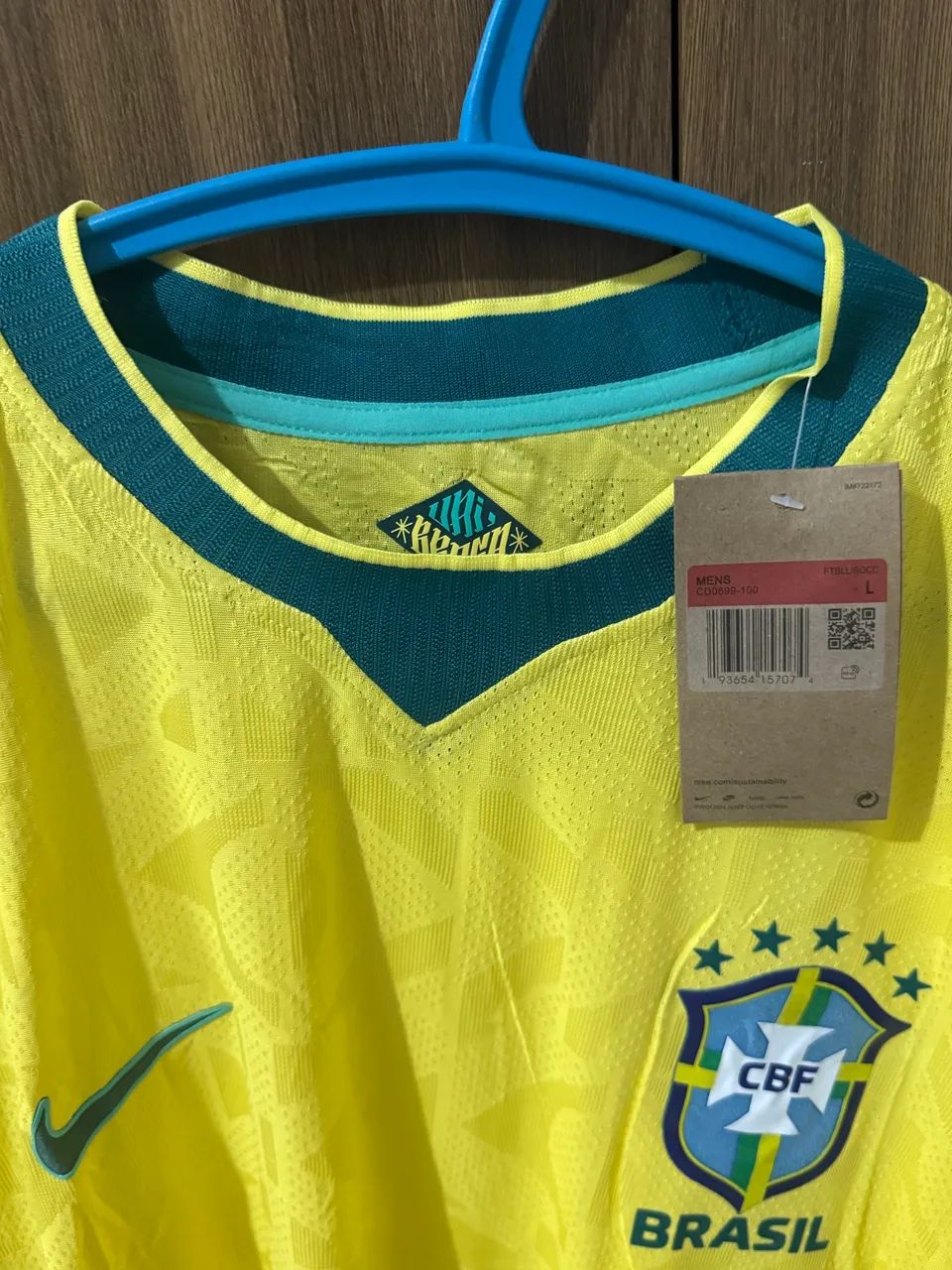 Camisa do Brasil jogador.