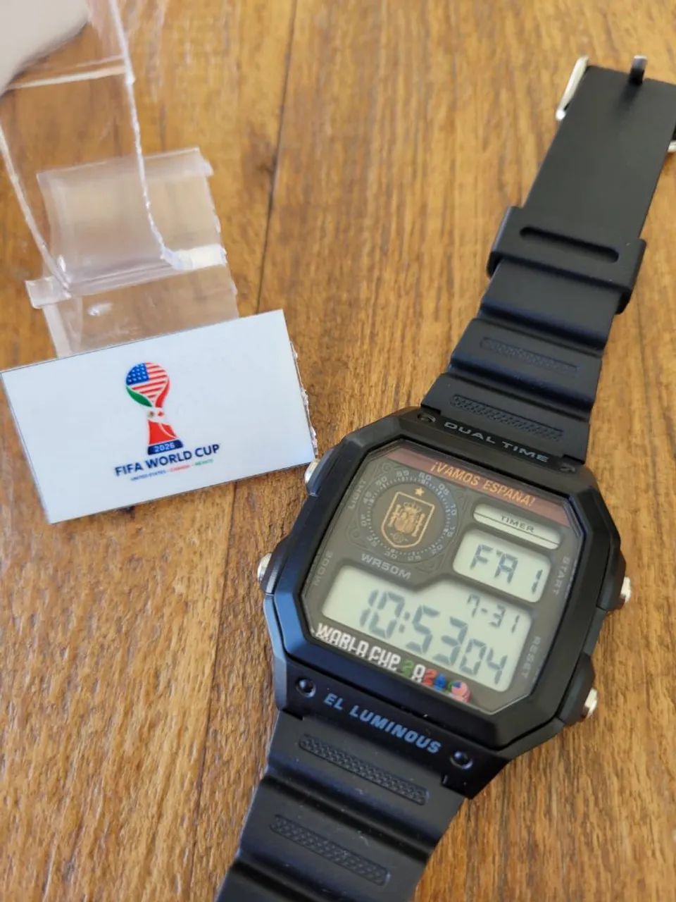 Relógio Custom Espanha - Word Cup 2026 - Foto 3
